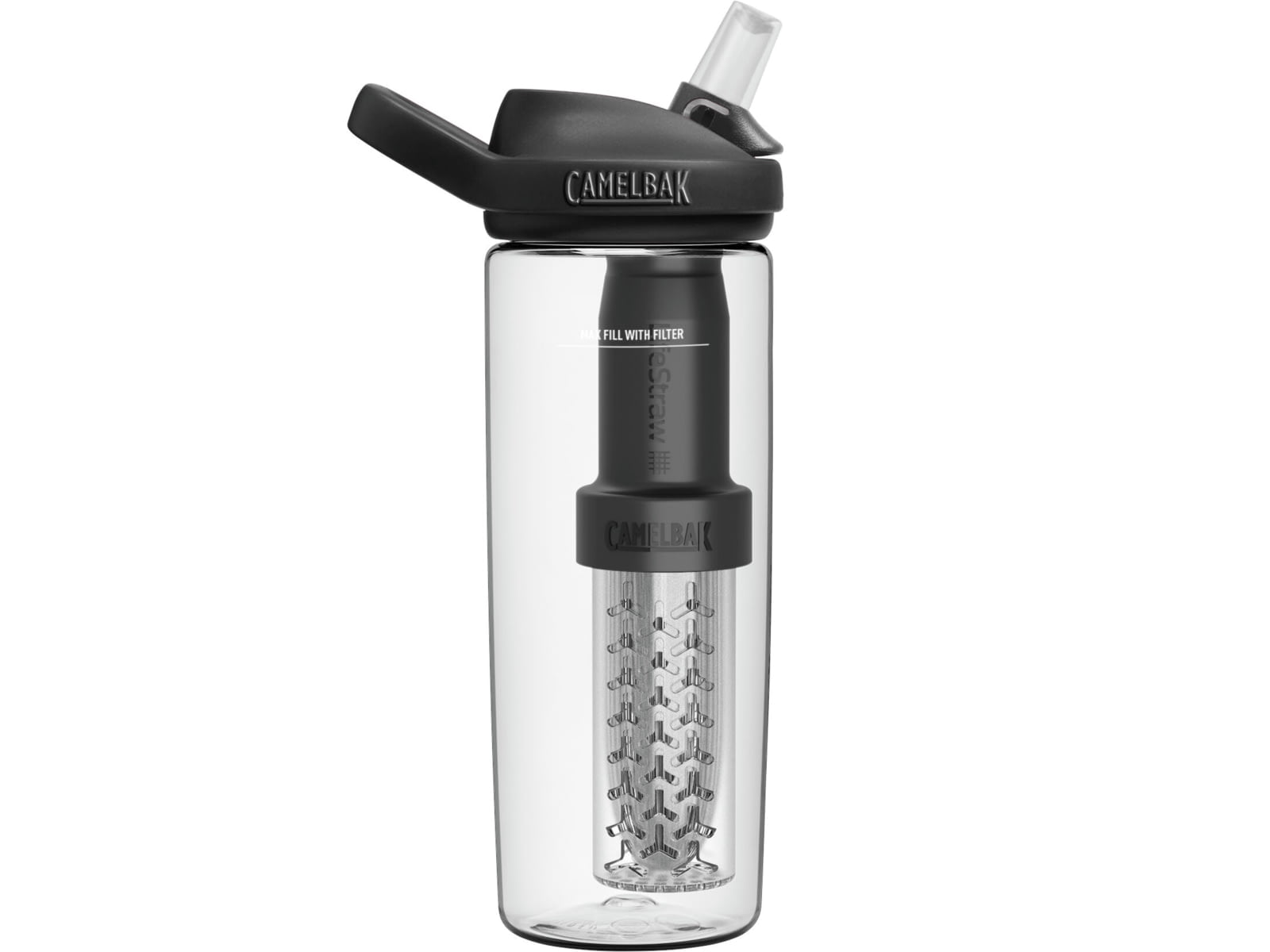 CamelBak eddy+ 20oz Bottle, filtered by LifeStraw, Clear - Choice 122