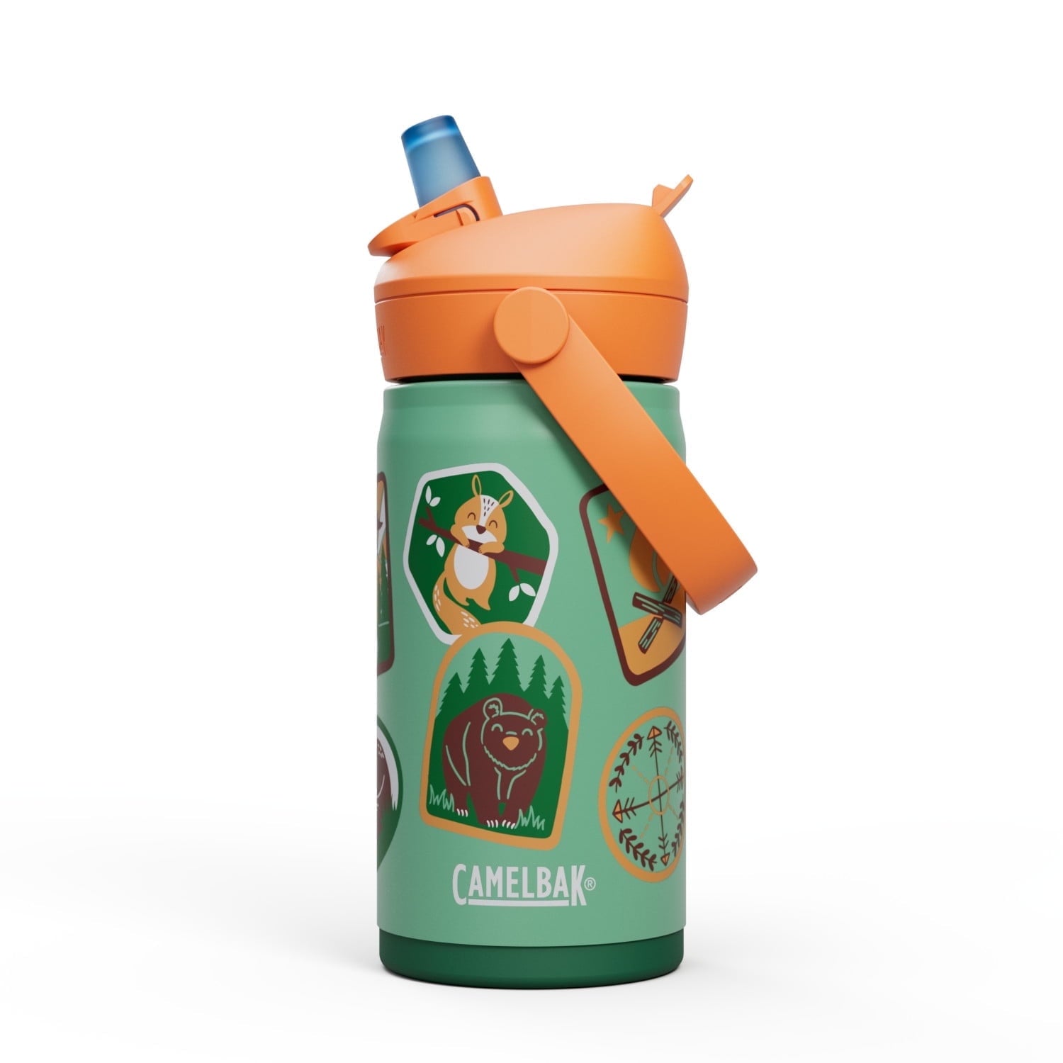 Camelbak Thrive™ Flip Straw Kids Stainless 12oz Water Bottle, Dino Jam - Choice 894