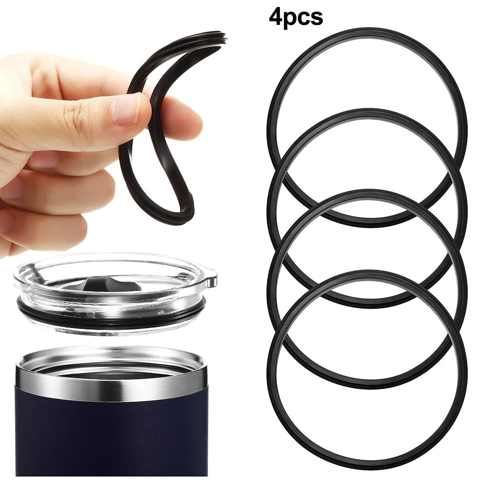 4 Pack Gaskets Compatible for Contigo Snapseal Byron Travel Mug 16oz &amp; 20oz, Replacement Rubber Seal for Contigo Snapseal Lid, Replacement Silicone Part for Contigo Coffee Travel Tumbler - Choice 533