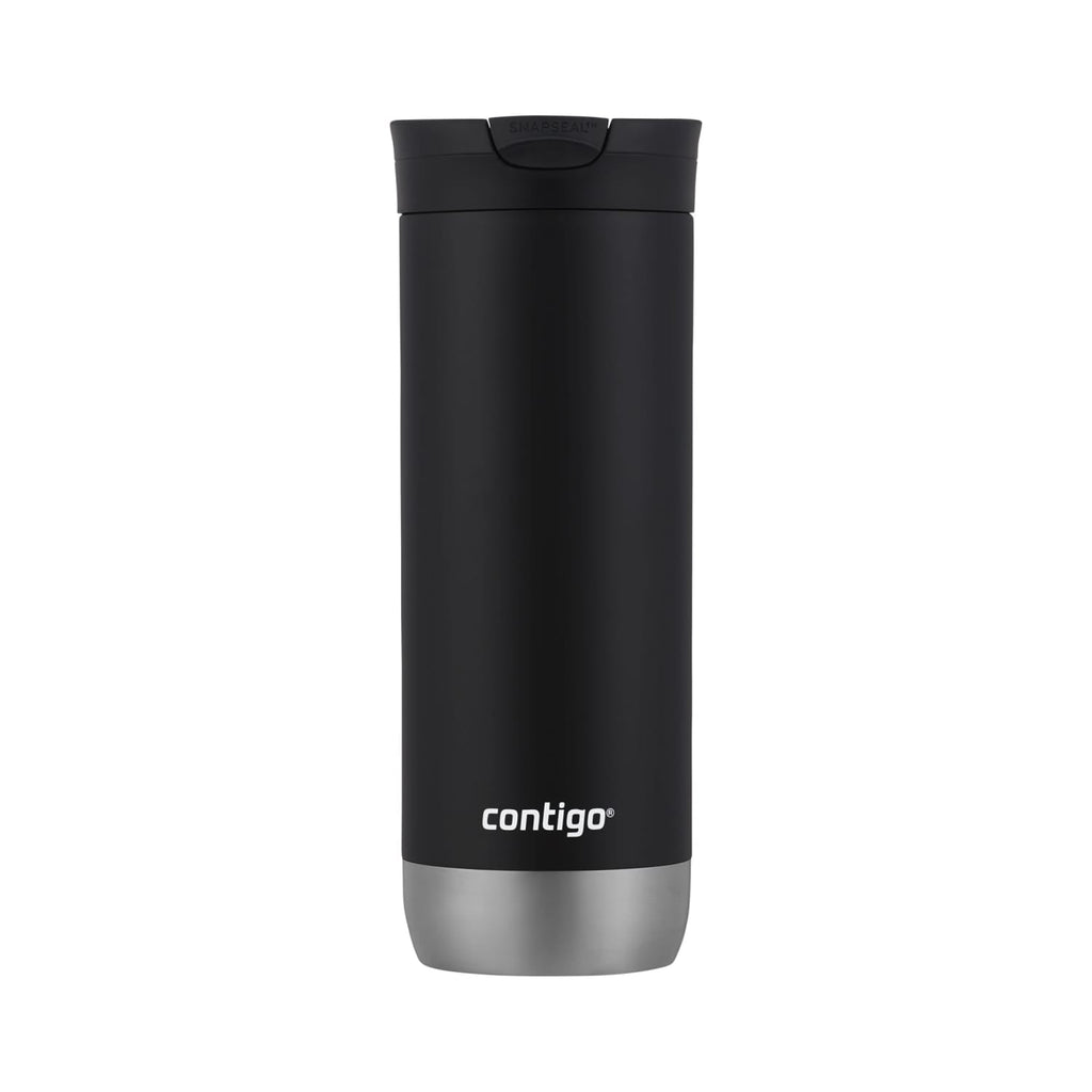 Contigo 16 oz. Huron 2.0 SnapSeal Stainless Steel Travel Mug - Licorice - Choice 314