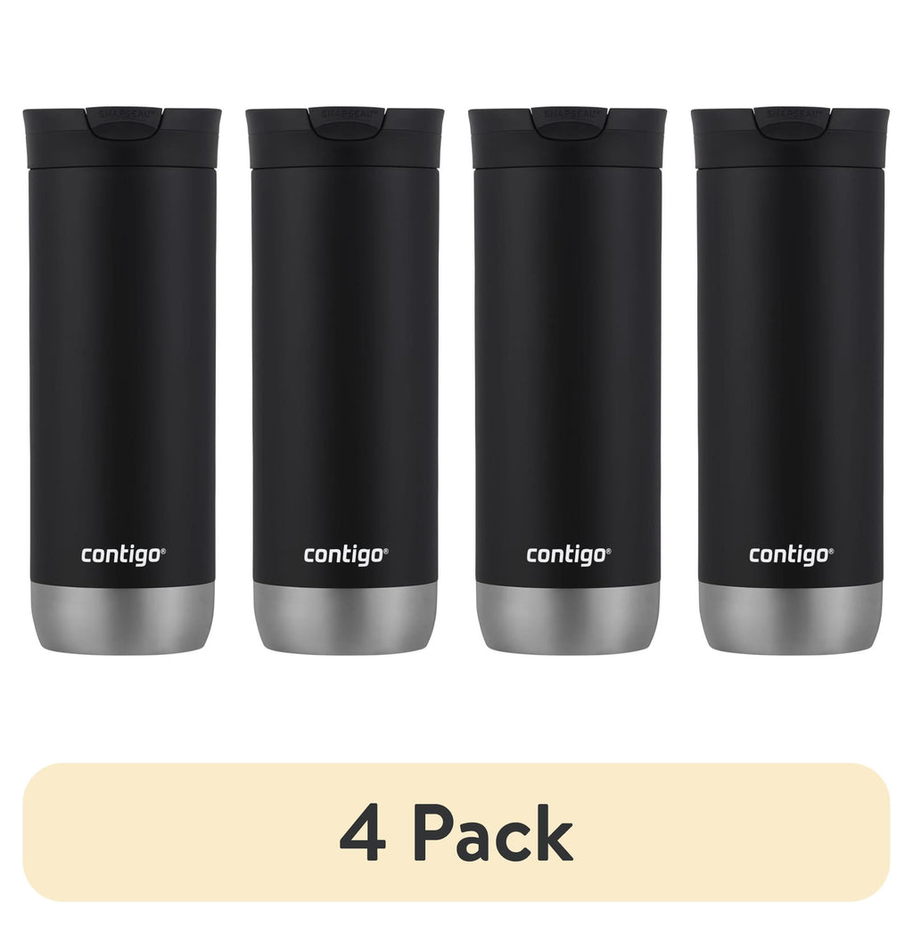 Contigo 16 oz. Huron 2.0 SnapSeal Stainless Steel Travel Mug - Licorice - Choice 314