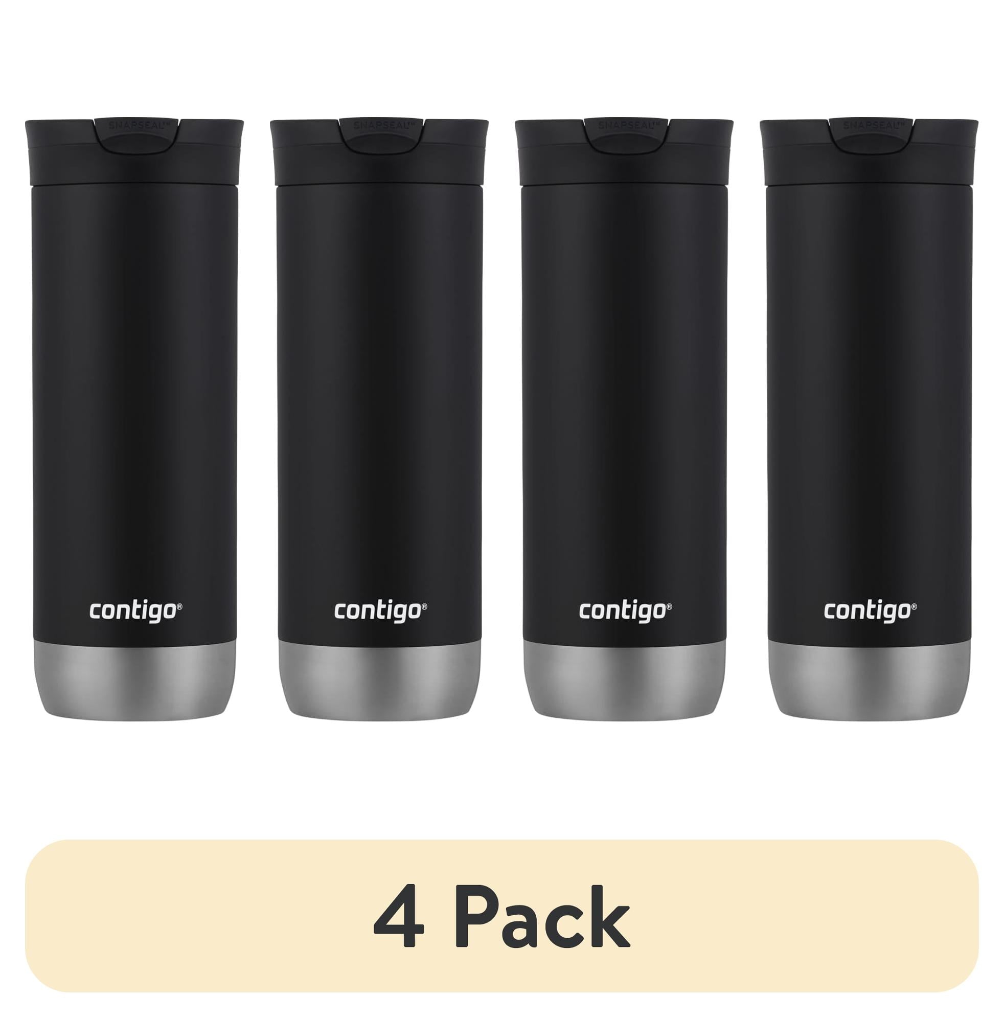 Contigo 16 oz. Huron 2.0 SnapSeal Stainless Steel Travel Mug - Licorice - Choice 314