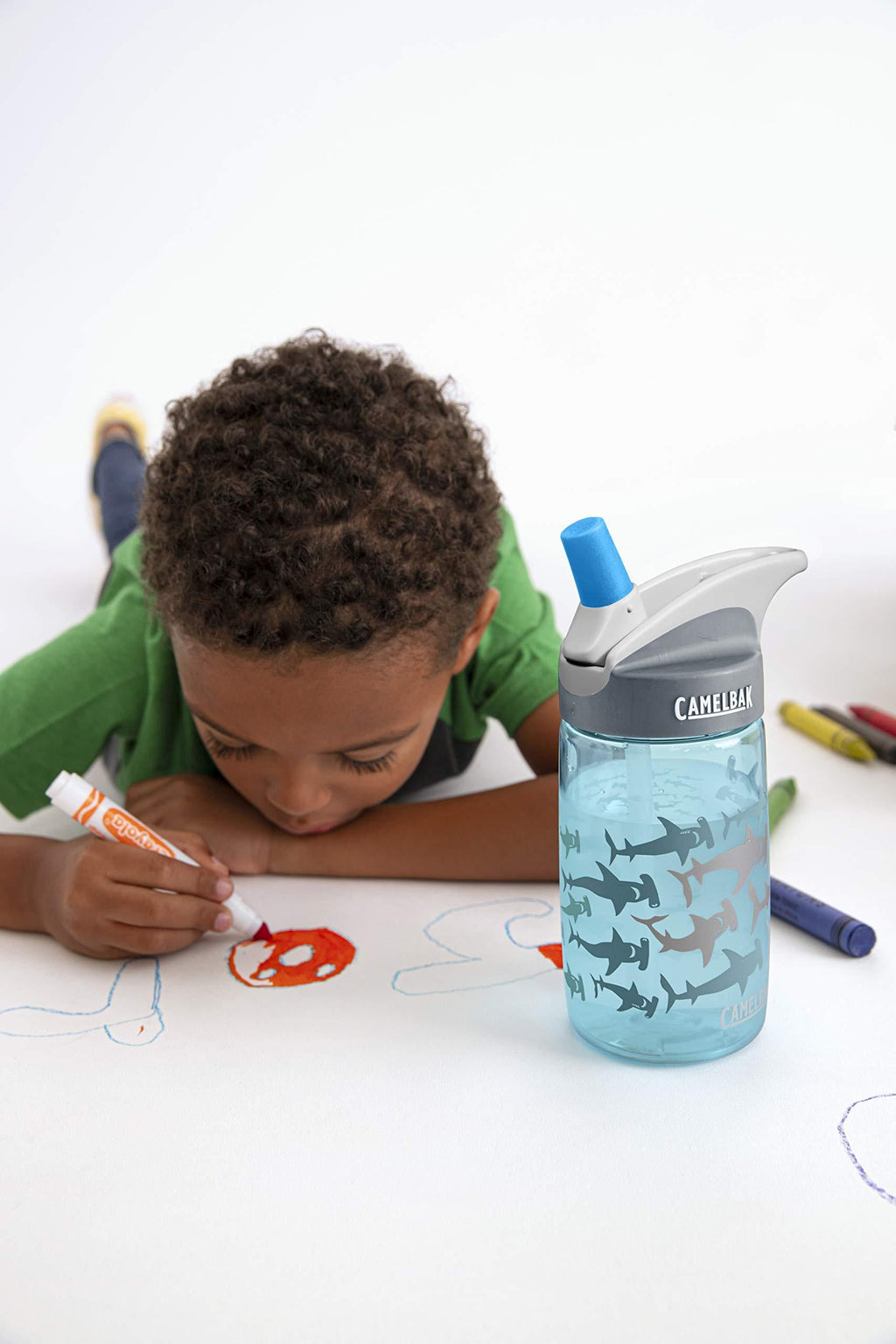 CamelBak Eddy Kids Water Bottle, Airplane Bandits.4 L - Choice 870