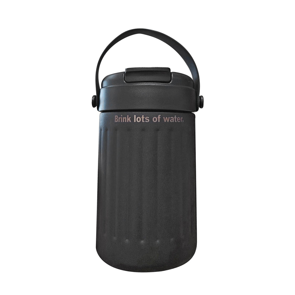 BinKFF Simple Modern Travel Coffee Mug, Insulated Coffee Tumblers with Lid, Double Walled Iced Travel Coffee Mug for Woman and Man Stainless Steel Tumbler with Handle - Choice 646