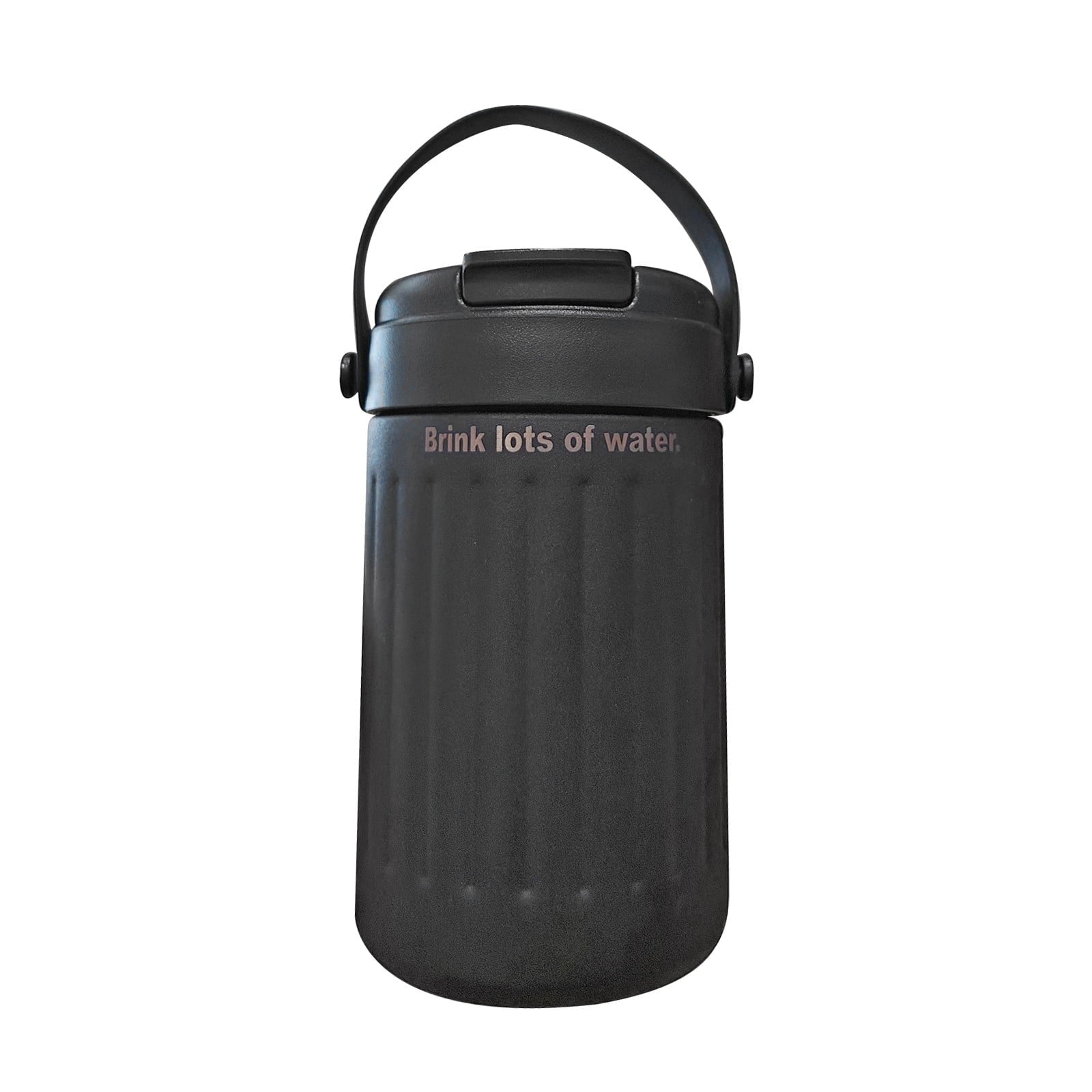 BinKFF Simple Modern Travel Coffee Mug, Insulated Coffee Tumblers with Lid, Double Walled Iced Travel Coffee Mug for Woman and Man Stainless Steel Tumbler with Handle - Choice 646