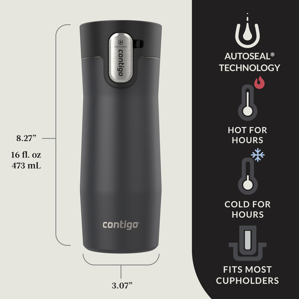 Autoseal West Loop Vacuum-insulated Stainless Steel Travel Mug With Easy-clean Lid 20 Oz Sake - Choice 731