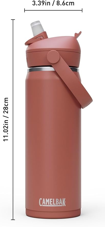 CamelBak Thrive™ Flip Straw Insulated Stainless Steel Water Bottle, 20oz, Moss - Choice 259