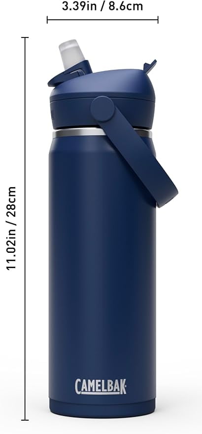CamelBak Thrive™ Flip Straw Insulated Stainless Steel Water Bottle, 20oz, Moss - Choice 259