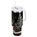 30 oz Insulated Stainless Steel Tumbler Double Wall Stainless Steel Tumbler with 2-Way Drinking Christmas Snowman - Choice 461