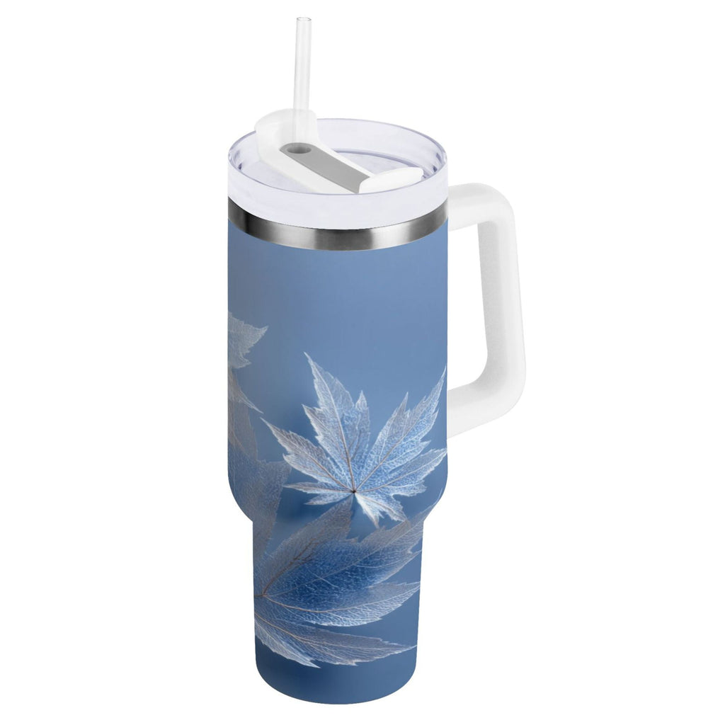 30 oz Insulated Stainless Steel Tumbler Double Wall Stainless Steel Tumbler with 2-Way Drinking Glass Mapleleaves - Choice 981