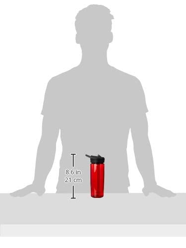 Camelbak Eddy+ Running Fitness Sports Gym Training Drinks Bottle 750ml - Clear - Choice 255
