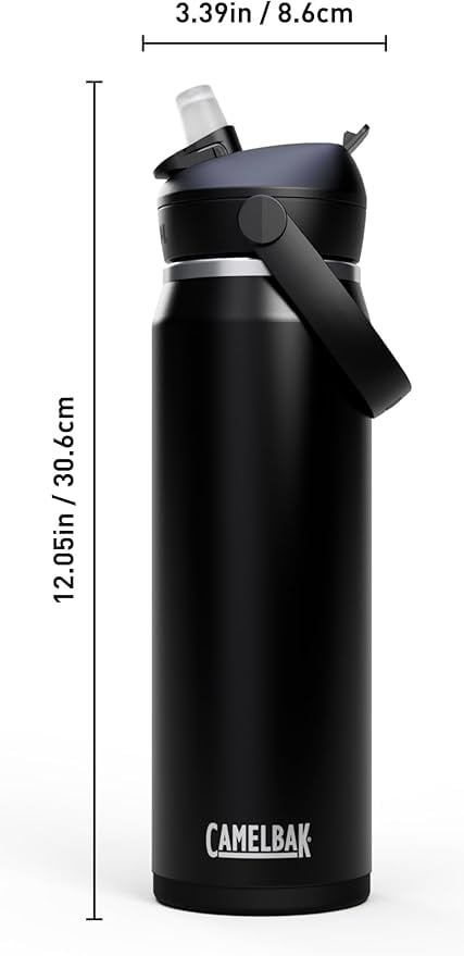 CamelBak Thrive™ Flip Straw Insulated Stainless Steel Water Bottle, 25 oz, Sierra Red - Choice 690