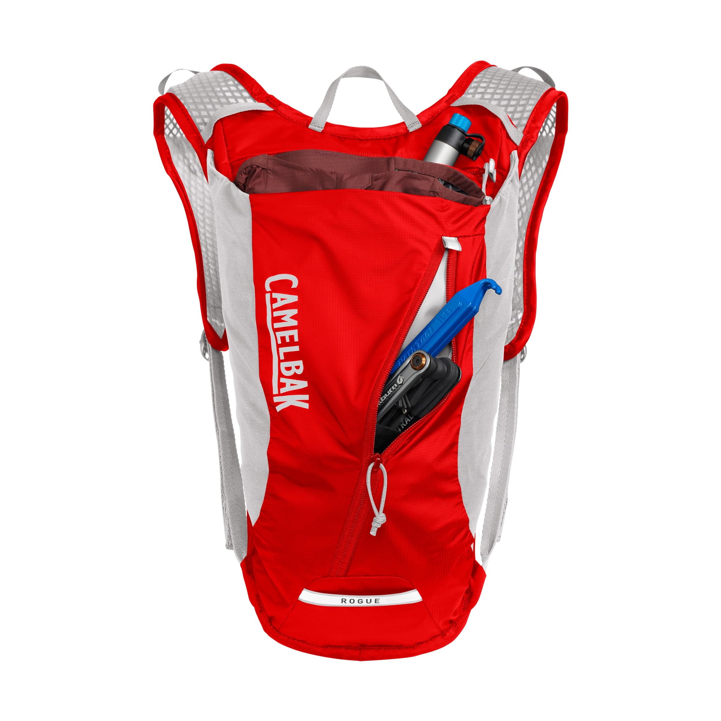 CamelBak Rogue Light 7 Hydration Backpack for Biking, Hiking, Festivals, Red - Choice 161