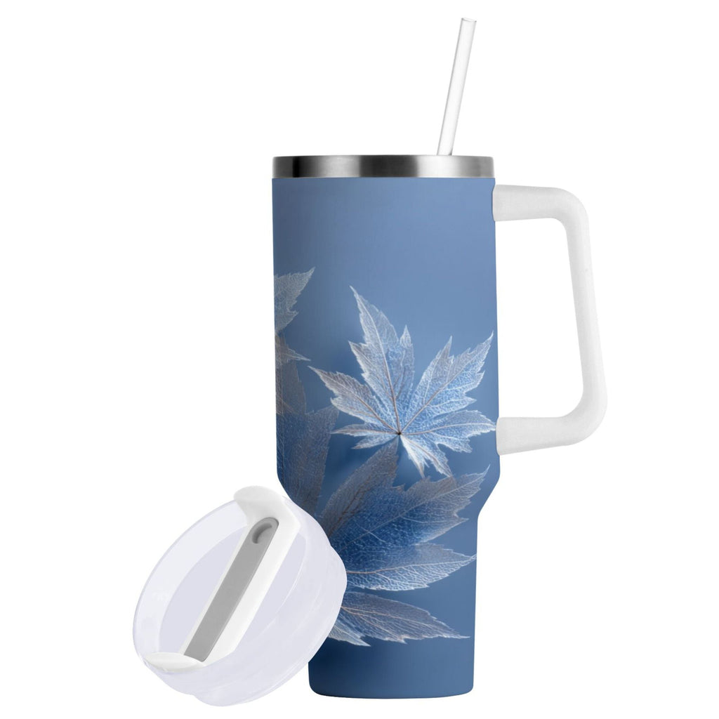30 oz Insulated Stainless Steel Tumbler Double Wall Stainless Steel Tumbler with 2-Way Drinking Glass Mapleleaves - Choice 981