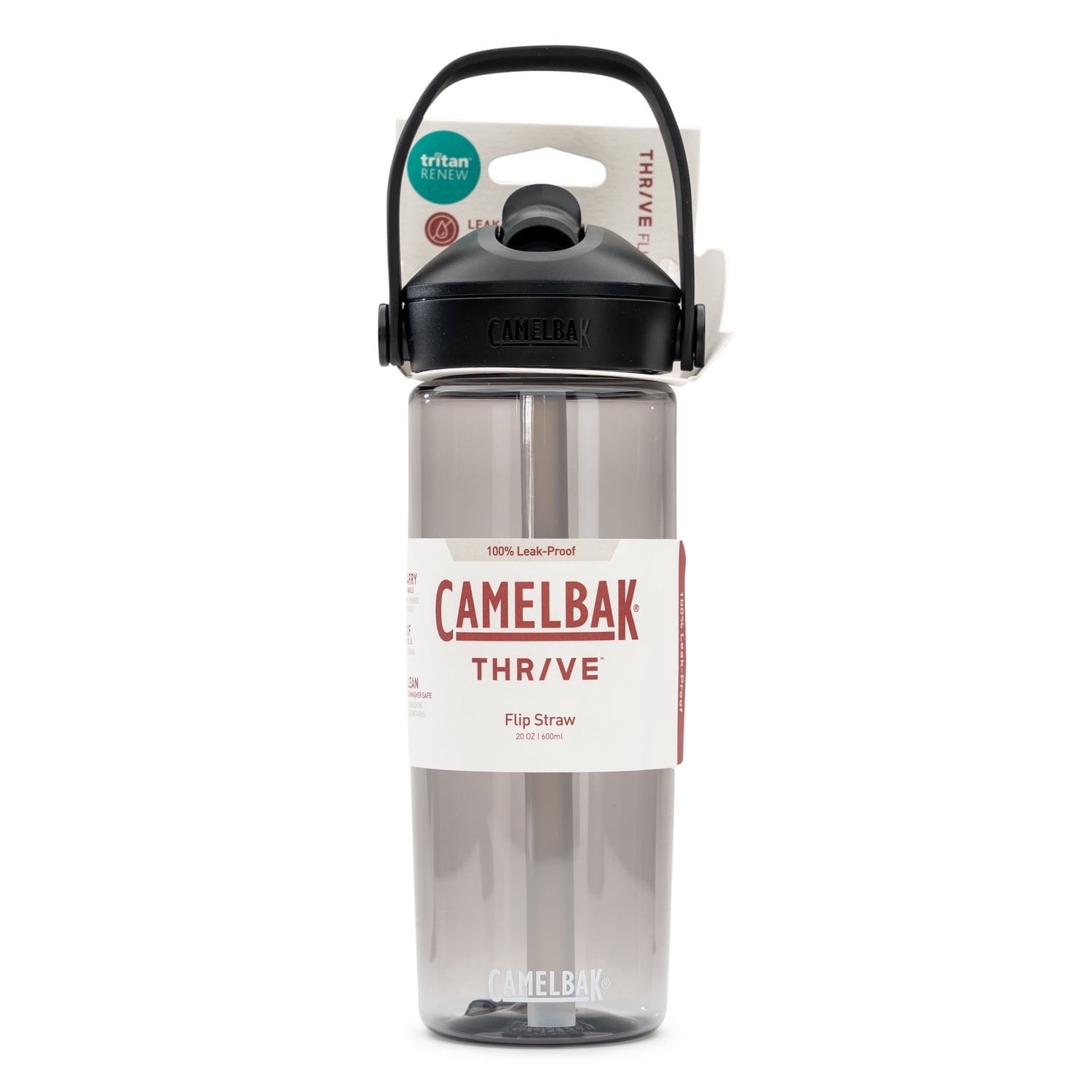 Camelbak Thrive Flip Straw 20oz Water Bottle, Charcoal - Choice 967