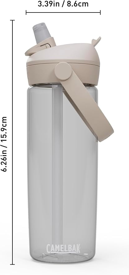 Camelbak Thrive Flip Straw 20oz Water Bottle, Charcoal - Choice 967