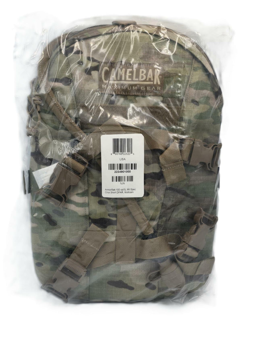 CamelBak Maximum Gear ArmorBak Military Spec Crux Short DFAR, Multicam - Choice 184