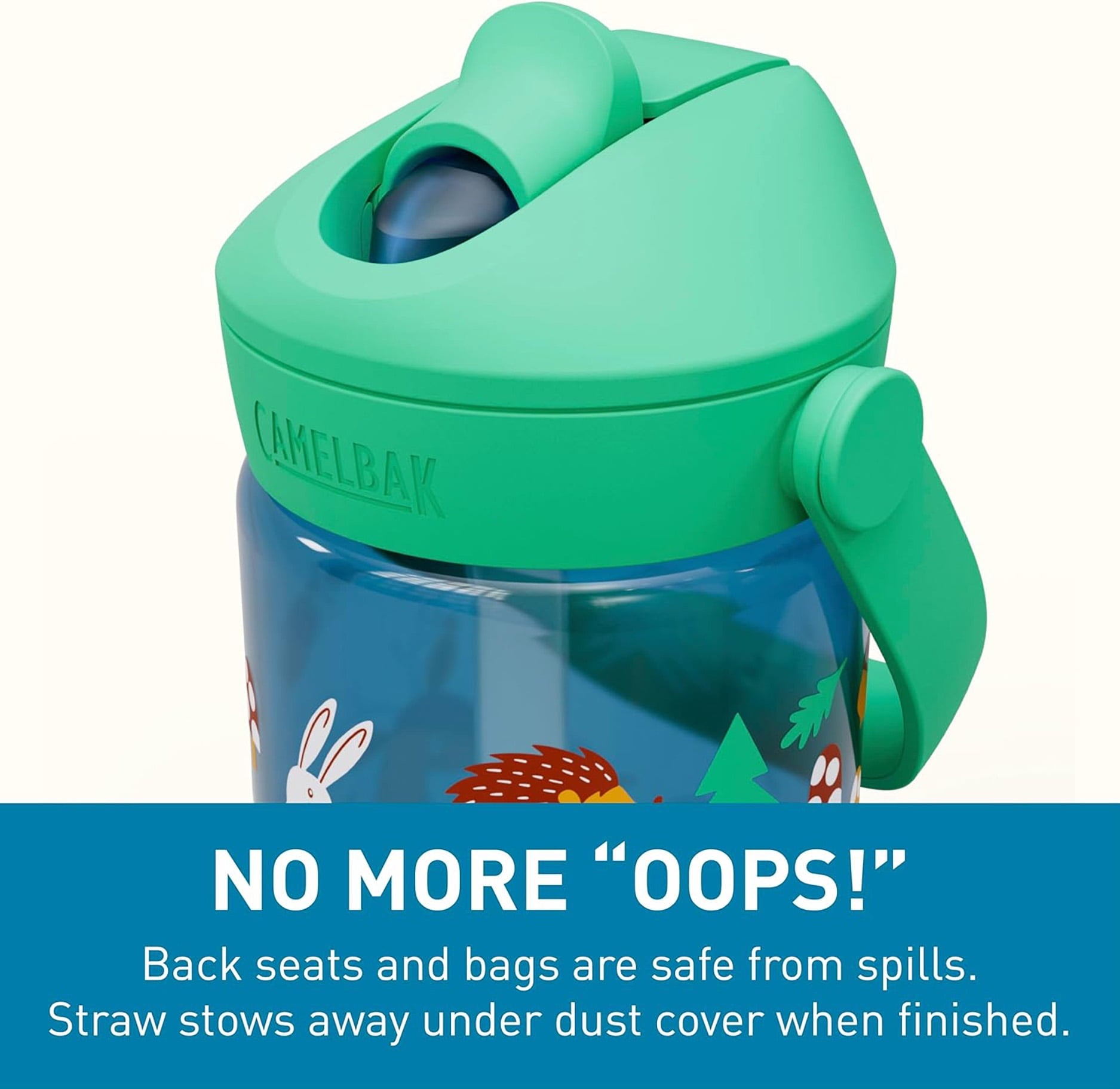 Camelbak Thrive™ Flip Straw Kids 14oz Bottle, Friendly Forest - Choice 996