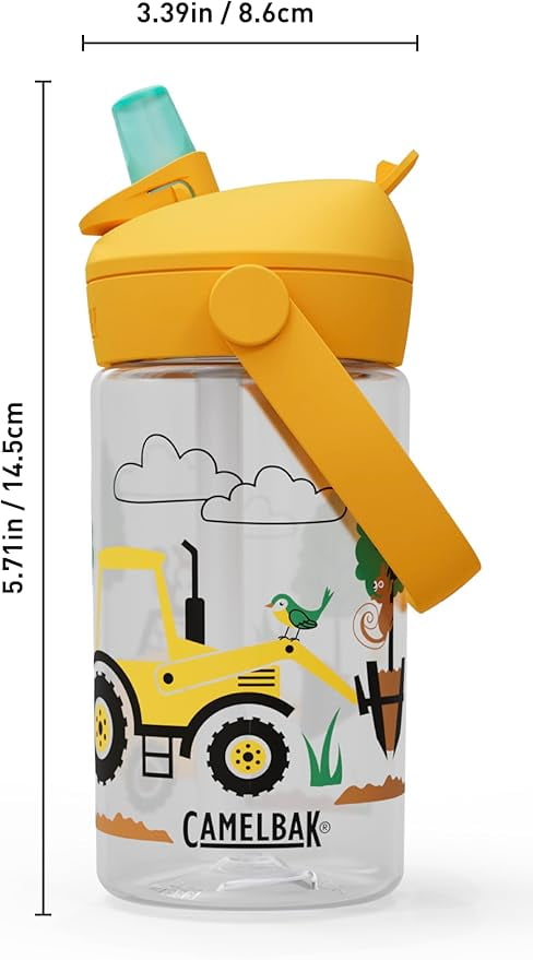 Camelbak Thrive™ Flip Straw Kids 14oz Bottle, Friendly Forest - Choice 996