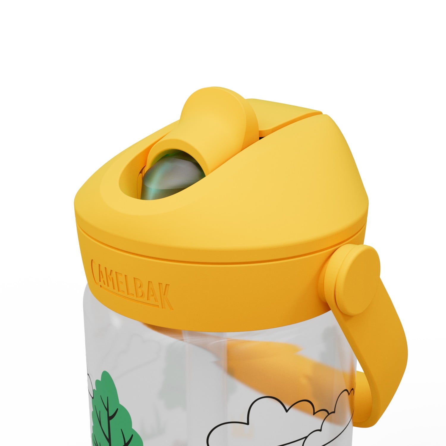 Camelbak Thrive™ Flip Straw Kids 14oz Bottle, Friendly Forest - Choice 996