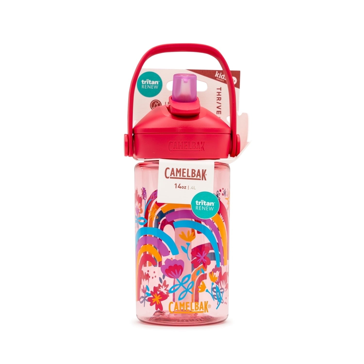 Camelbak Thrive™ Flip Straw Kids 14oz Bottle, Friendly Forest - Choice 996