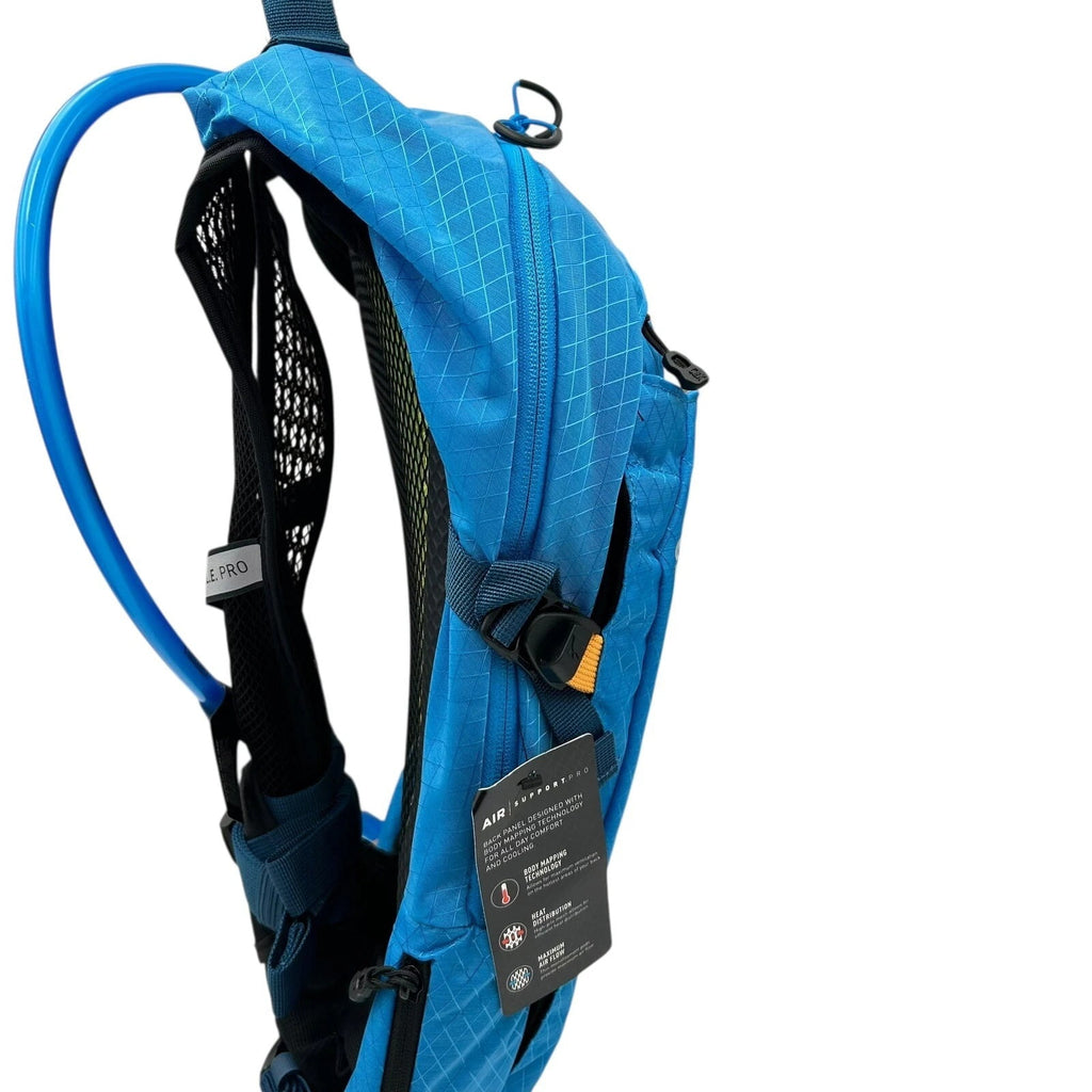 CAMELBAK M.U.L.E Pro 14L Bike Hydration Backpack 100 oz, Ibiza Blue/Orange - Choice 526