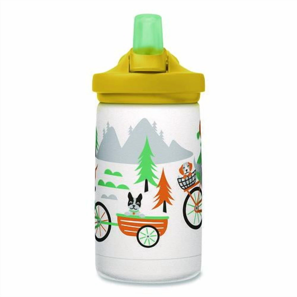 CamelBak Eddy+ Kids - Water bottle - Size 4.25 in x 2.91 in - Height 6.5 in - 12 fl.oz - biking dogs - Choice 682