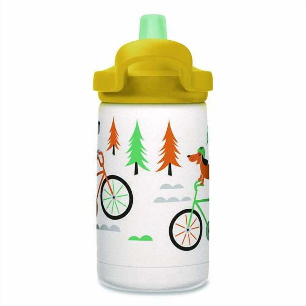 CamelBak Eddy+ Kids - Water bottle - Size 4.25 in x 2.91 in - Height 6.5 in - 12 fl.oz - biking dogs - Choice 682