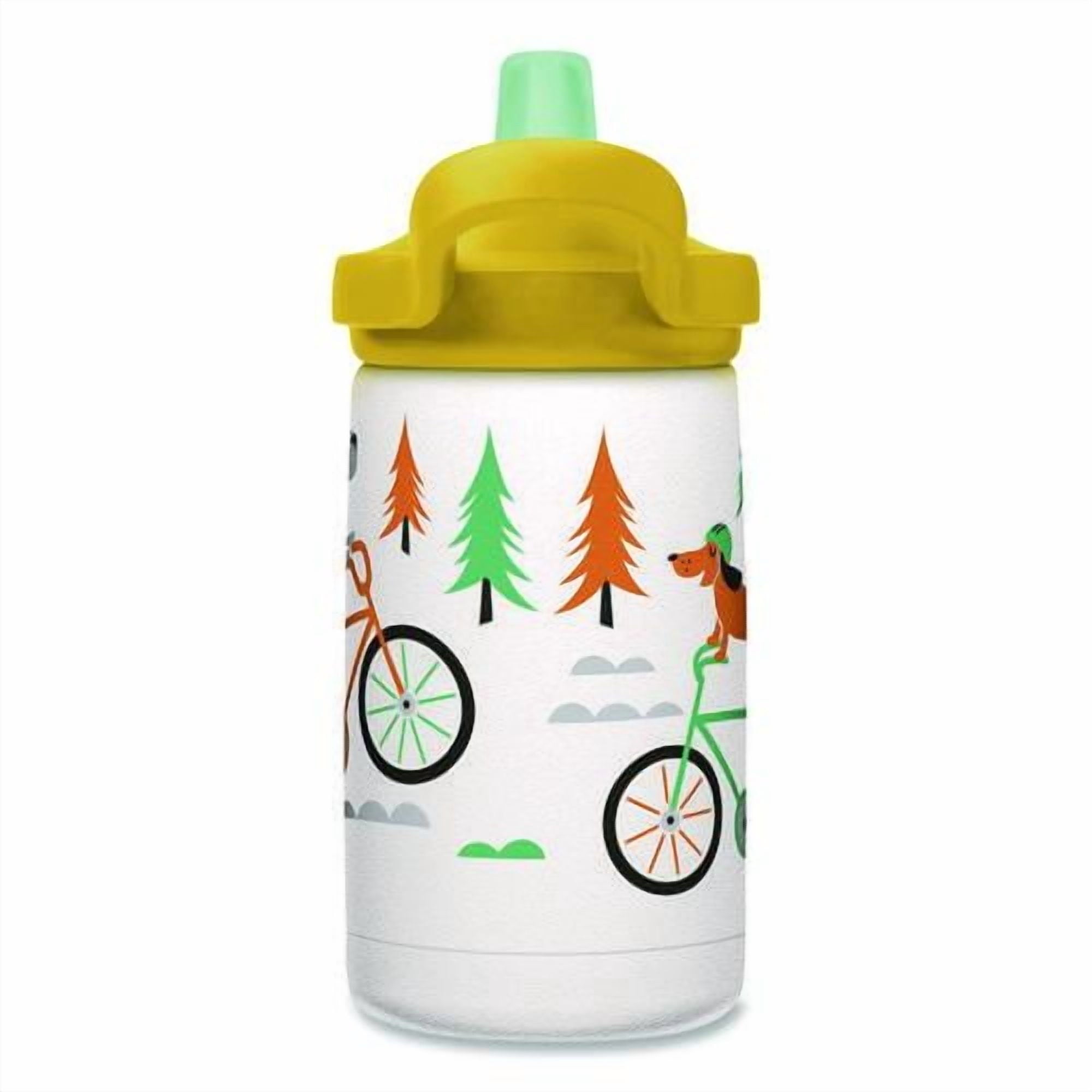 CamelBak Eddy+ Kids - Water bottle - Size 4.25 in x 2.91 in - Height 6.5 in - 12 fl.oz - biking dogs - Choice 682