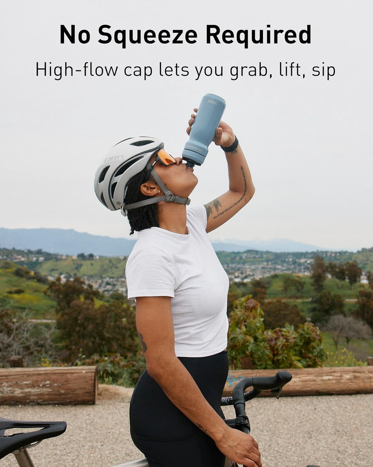 CamelBak Podium 22oz Insulated Stainless Steel Bike Water Bottle, Pacific - Choice 917