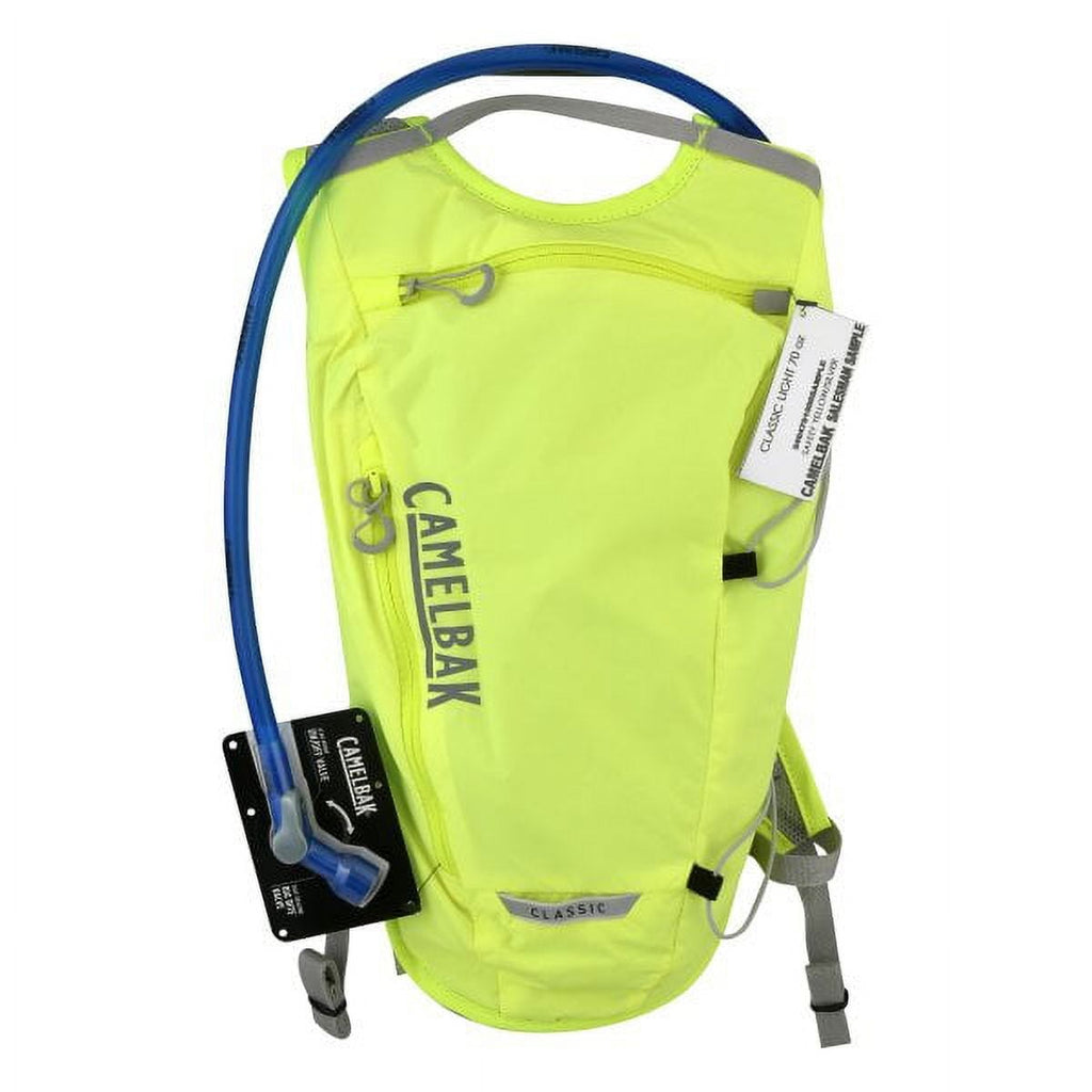 Camelbak Classic Light Hydration Pack Bag Inc Reservior Yellow/Silver 70oz - Choice 962