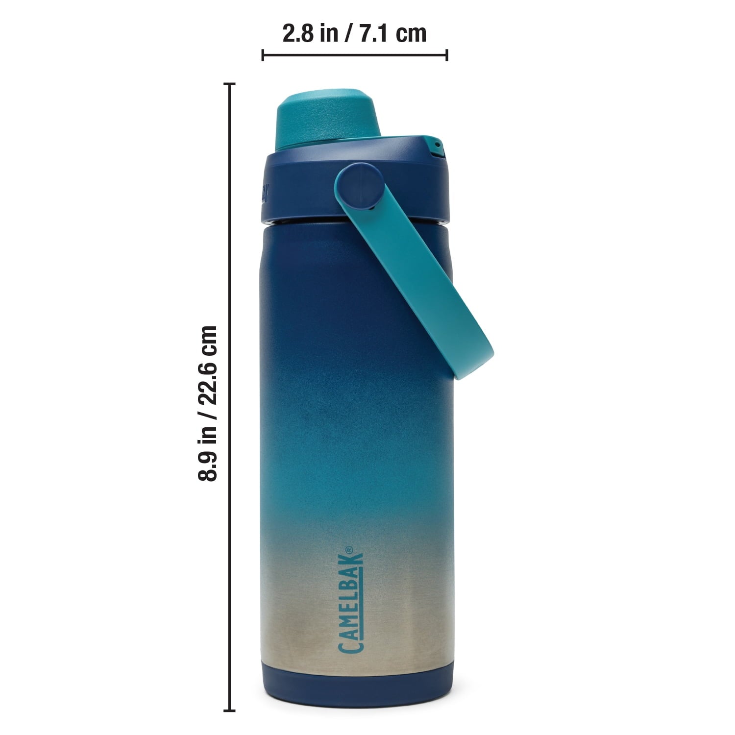 Camelbak Thrive Chug 16oz Stainless Bottle, Blue Haze - Choice 127