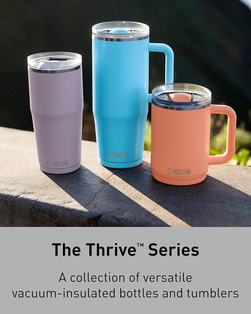 CamelBak Thrive 16oz Stainless Steel Leak-Proof Mug, Stone - Choice 955