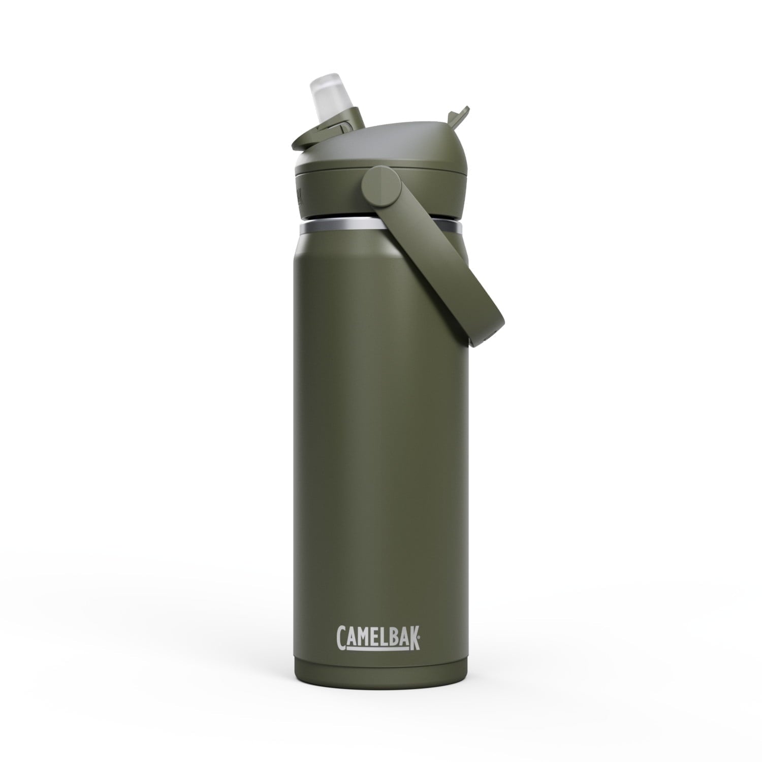 CamelBak Thrive™ Flip Straw Insulated Stainless Steel Water Bottle, 20oz, Moss - Choice 259