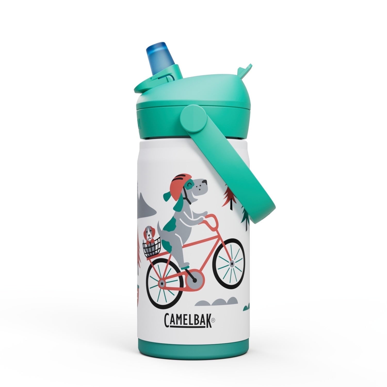 Camelbak Thrive™ Flip Straw Kids Stainless 12oz Water Bottle, Dino Jam - Choice 894
